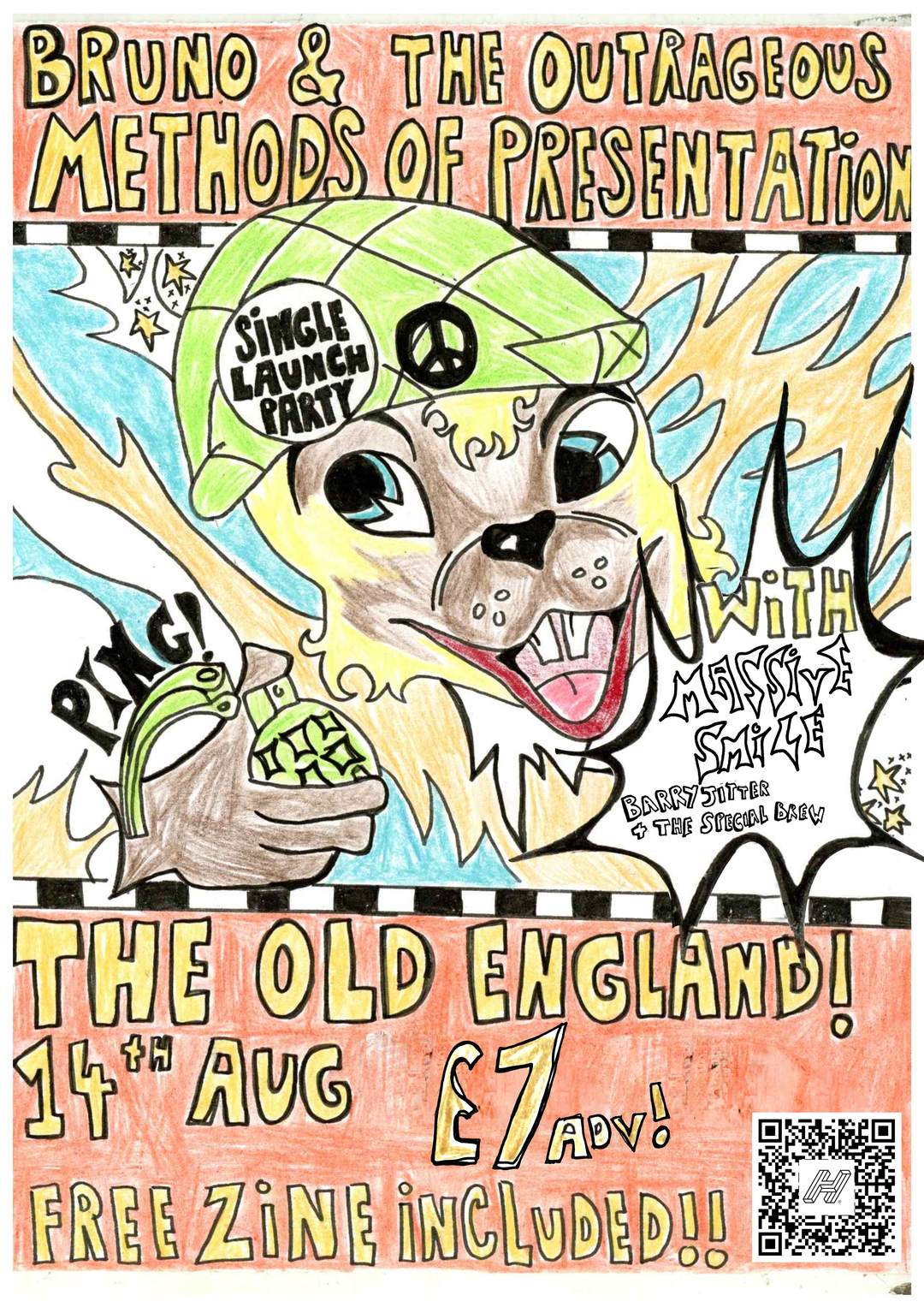 Launch party poster